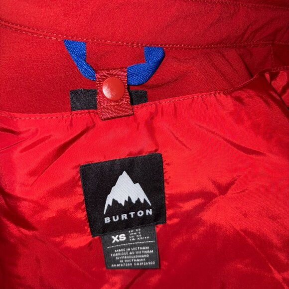 🎿 BURTON ❄️ Women's Winter Shelter Three-In-One Top Insulated Jacket + Vest RED - Picture 8 of 15